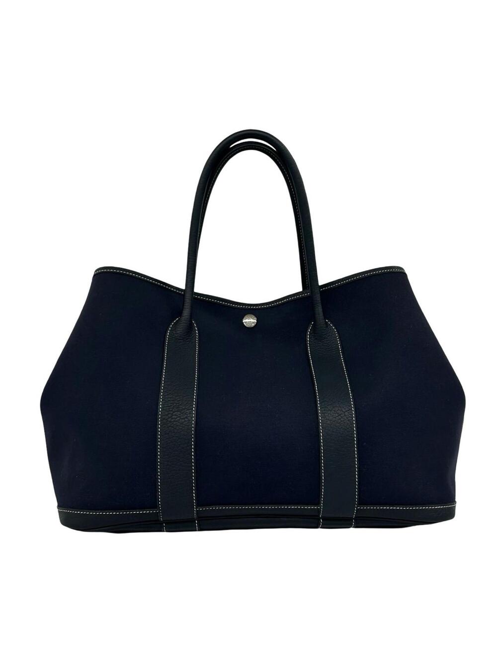 Hermes Garden Party Tote Toile And #356911H22B